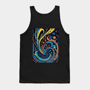 Abstract Colorful Dragon Tank Top